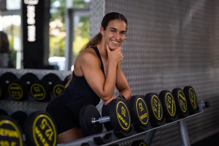 Entrenadora de yoga